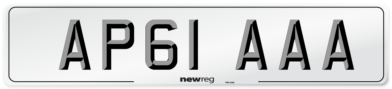 AP61 AAA Number Plate from New Reg